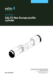 Salto Neo Swiss profile N0M Installation Manual