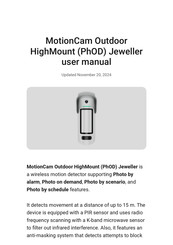 Ajax MotionCam Outdoor HighMount Jeweller User Manual