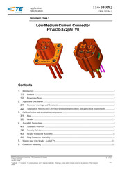 TE Connectivity HVA630-3+2phi V0 Application Specification