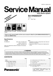 Panasonic SA-VK650GCP Service Manual