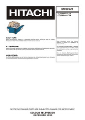 Hitachi CL43WP910TAN Wiring Diagrams