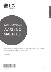 LG WM3270C SERIES Owner's Manual