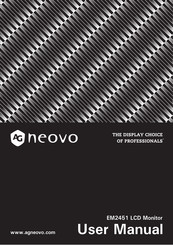AG Neovo EM2451 User Manual