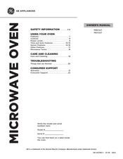 GE PEB7227AN1DD Owner's Manual