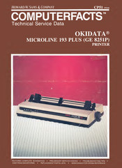 OKIDATA GE 8251P Manual