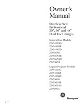 GE Monogram ZDP36N4R Owner's Manual