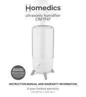 HoMedics CMTF47 Instruction Manual And  Warranty Information