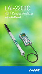 LI-COR LAI-2200C Instruction Manual