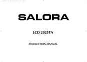 Salora LCD 2025TN Instruction Manual