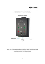 Gentec GAP Series Instruction Manual