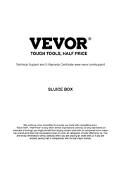 VEVOR SL-24 Quick Start Manual