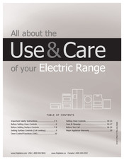 Electrolux Frigidaire CWEF3007TWA Use & Care Manual