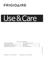 Electrolux Frigidaire FGWD3065PFA Use & Care Manual