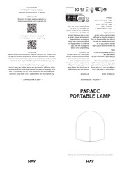 Hay Parade Manual