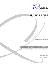 Quincy Compressor QRDS-7.5 Instruction Manual
