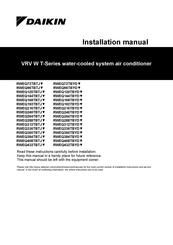 Daikin VRV RWEQ192TBYD Series Installation Manual