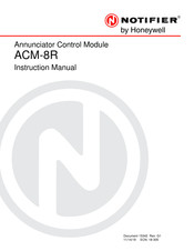 Honeywell Notifier ACM-8R Instruction Manual