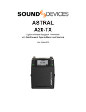 Sound Devices A20-TX User Manual