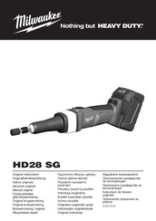 Milwaukee HD28 SG Original Instructions Manual