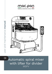 mac.pan MSPV 100 User And Maintenance Manual