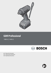 Bosch Professional GDR 1440-LI Operating Instructions Manual