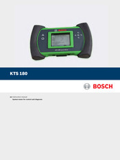 Bosch KTS 180 Instruction Manual