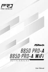 ASROCK B850 PRO-A User Manual