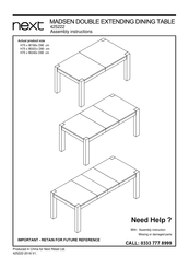 Next MADSEN 425222 Assembly Instructions Manual