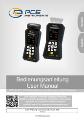 PCE Instruments PCE-LES 303 Series User Manual
