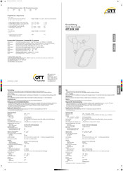 OTT SVR 100 Quick Start Manual