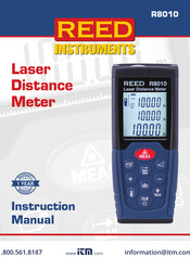 Reed Instruments R8010 Instruction Manual