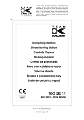 Team Kalorik TKG SIS 11 Operating Instructions Manual