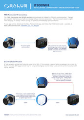 Salus IT800 Installation & Troubleshooting Manual