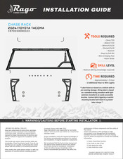 Rago FABRICATION C670033060103 Installation Manual