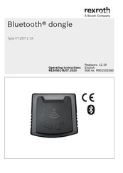 Bosch Rexroth VT-ZBT-1-1X Operating Instructions Manual