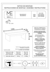 MARCKERIC LOANA 18794 Assembly Instructions Manual