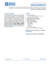 Analog Devices MAX17616AEVKIT User Manual