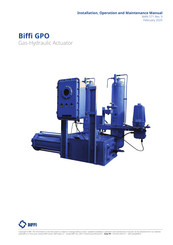 BIFFI GPO 1.5 Installation, Operation And Maintenance Manual