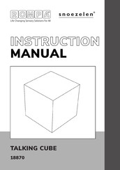 Rompa SNOEZELEN TALKING CUBE Instruction Manual