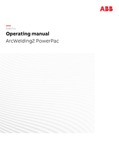 ABB ArcWelding2 PowerPac Operating Manual