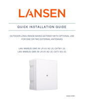 LANSEN LAN-WMBUS-GW5-M-LR-A1 CAT1/4G Series Quick Installation Manual