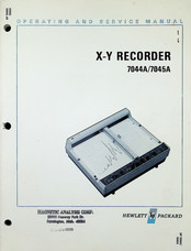 HP 7044A Operating And Service Manual