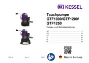 Kessel GTF1200 Installation And Operating Instructions Manual