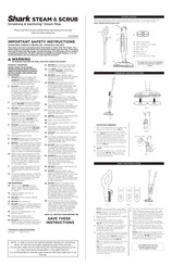 Shark STEAM & SCRUB S7001 Quick Start Manual