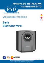 PYD Electrobombas BEDFORD W191 Series Manual
