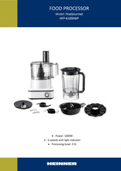 Heinner HFP-K1000WP Manual