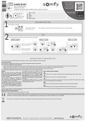 SOMFY ILMO3 50 WT Short Installation Manual