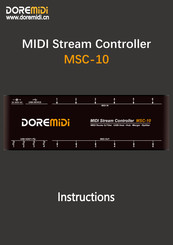 DOREMIDI MSC-10 Instructions Manual
