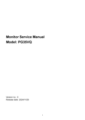 Asus PG35VQ Service Manual