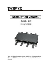 Techwood TWRG-300 Instruction Manual